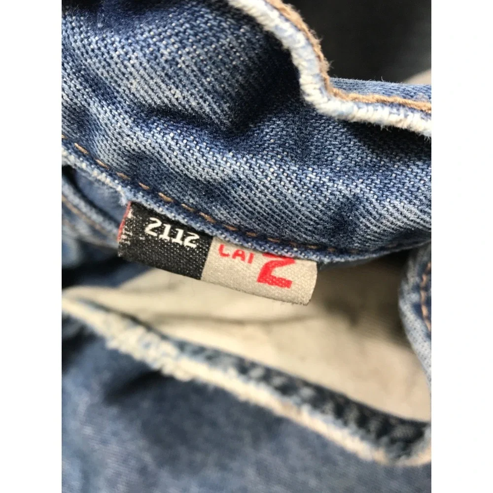 Carhartt Carpenter Jeans Mens 30x29 Blue Flame Resistant Workwear Utility Grunge
